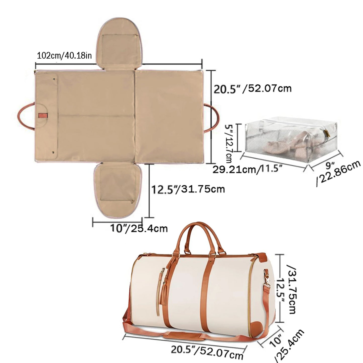 Sac de voyage tout en un