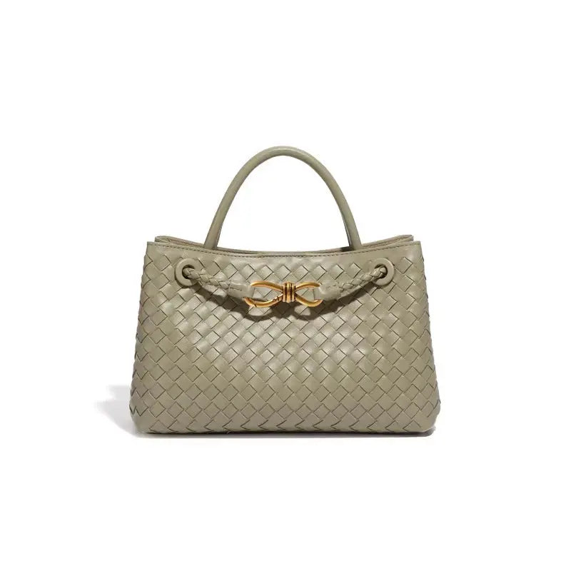 Sac à main tissé, corde métallique