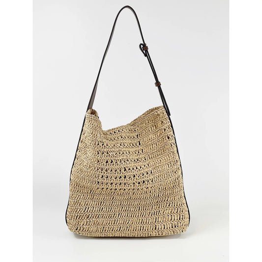 Handwoven Straw Hollow Out Handheld Shoulder Beach Women'S Casual Vacation Tote Bag Armpit Large Casual Crochet Shopping Bags