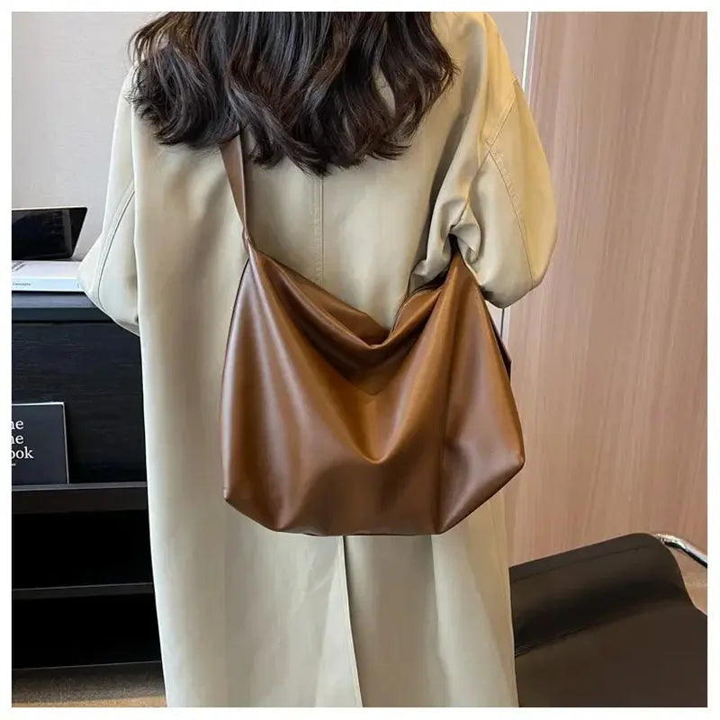 Large Capacity Designer Luxury Bag Leather Bolsas Bags for Women Travel Women'S Female Tote Shoulder Handbag 2023 Trend Shopper