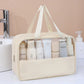 Portable Travel Cosmetic Bag Women Transparent Makeup Bag Large-Capacity Bath Wash Bags Multifunction Waterproof Storage Case