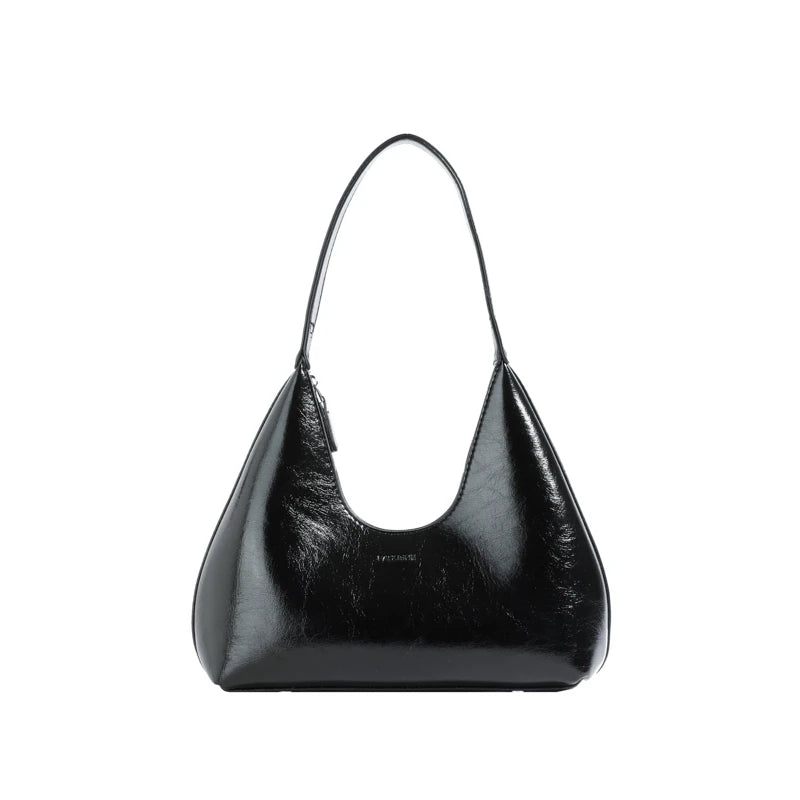 Minimalism Designer Women'S Shoulder Bag Solid Color Soft PU Leather Hand Bags for Women Luxury Purses Small Side Bag Gift Girls