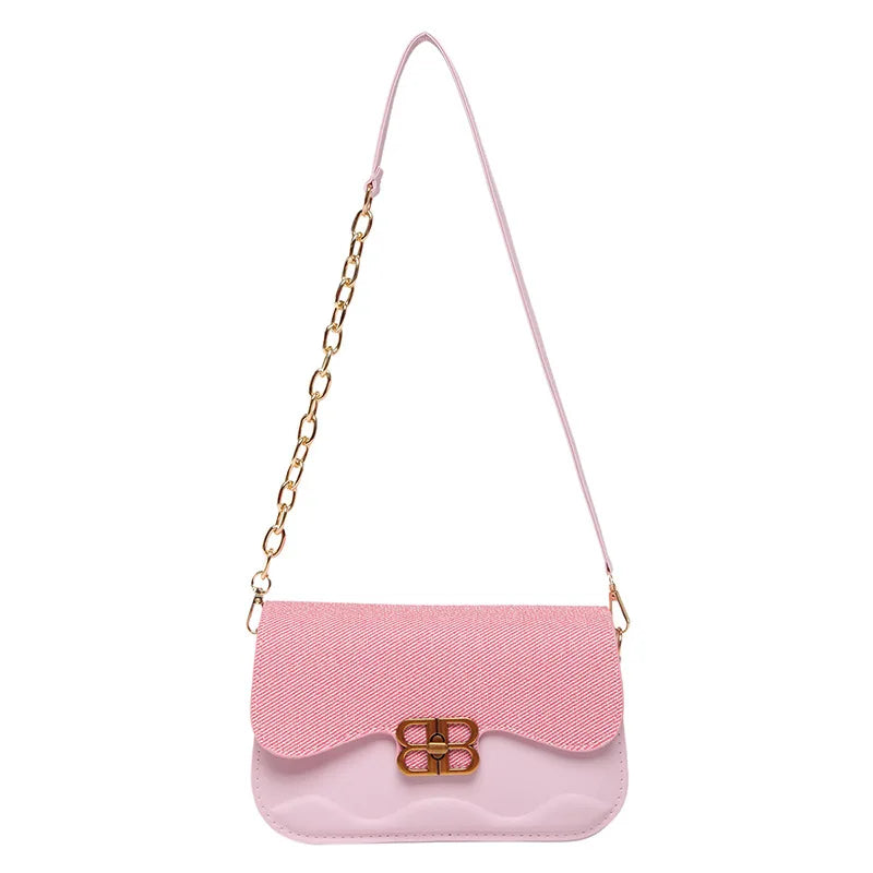 2025 Trendy! Luxury Flap Crossbody Bag for Women | Popular Underarm Bag | Niche Single-Shoulder Chain Bag | Versatile Small Squa