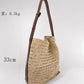 Handwoven Straw Hollow Out Handheld Shoulder Beach Women'S Casual Vacation Tote Bag Armpit Large Casual Crochet Shopping Bags