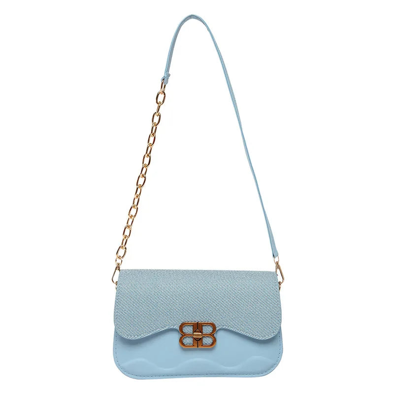 2025 Trendy! Luxury Flap Crossbody Bag for Women | Popular Underarm Bag | Niche Single-Shoulder Chain Bag | Versatile Small Squa