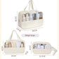 Trousse de maquillage portable et transparente pour femme